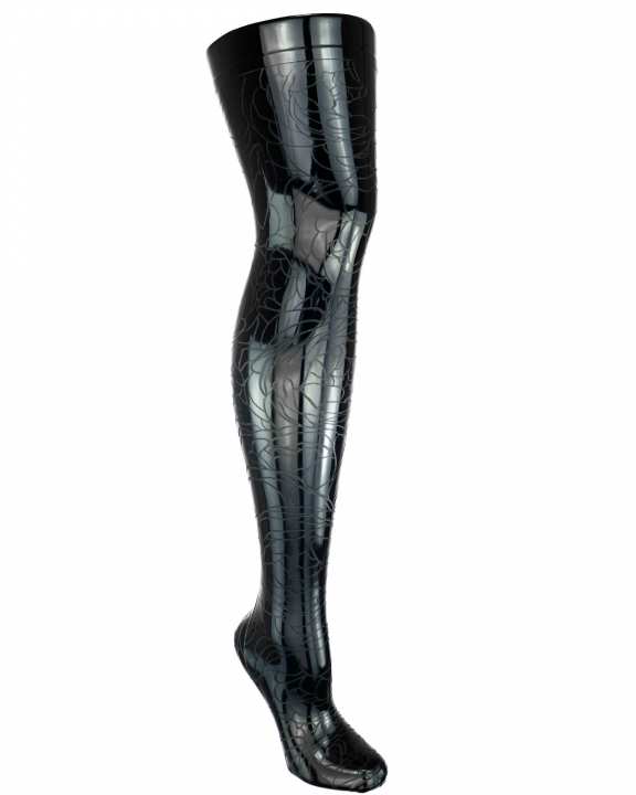 Stockings BLOSSOM easy-to-dress Latex Laser Edition